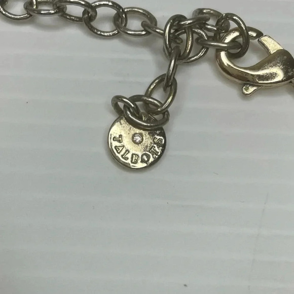 3 for $15 TALBOTS Necklace White Beaded Dangle Beads Statement Gold Tone - Picture 2 of 4